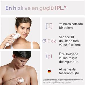 Braun Skin I-Expert PL7147 Akıllı IPL 2 Başlıklı Lazer Epilasyon + Çanta + Venus Tıraş