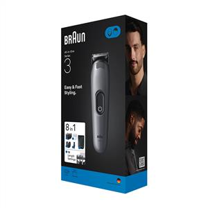Braun AIO3540 Hepsi Bir Arada Series 3,8'i 1 Arada Tıraş Kiti