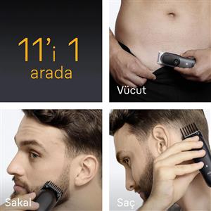 Braun AIO5560 Hepsi Bir Arada Erkek Tıraş Kiti 11'i 1 Arada