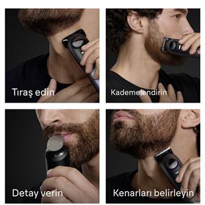 Braun 7 Serisi BT7540 Sakal Düzeltici +10 Berber Ekipmanları