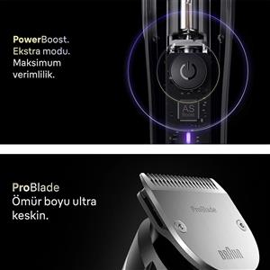 Braun 9 Serisi BT9520 Sakal Düzeltici +7 Berber Ekipmanı