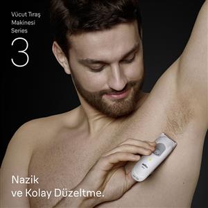 Braun BG3500 Vücut Tıraş Makinesi +2 Aksesuar