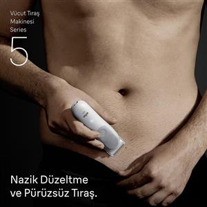 Braun BG5550 Vücut Tıraş Makinesi Series 5, +6 Aksesuar