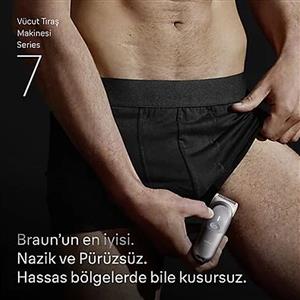 Braun BG7550 Vücut Tıraş Makinesi Series 7, +6 Aksesuar
