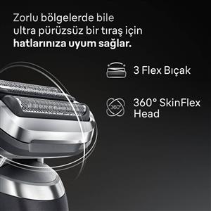 BRAUN 72-G1200S SERIES 7 ISLAK KURU TIRAS MAKINESI