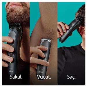 Braun Series 7 MGK7491 Hepsi Bir Arada Şekillendirme Seti, 17’si 1 Arada Erkek Bakım Kiti