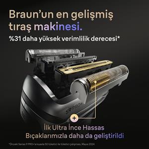 Braun 96M Series 9 Tıraş Makinesi Yedek Başlığı Metal