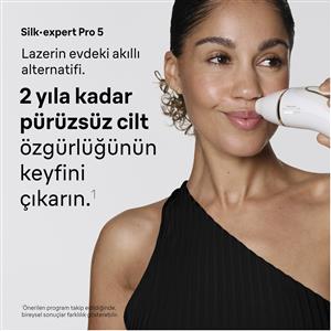 Braun PL5412 IPL Silk Expert Pro 5, Evde Lazerle Tüy Alma, Çanta, Mini Tüy Alma Makinesi,