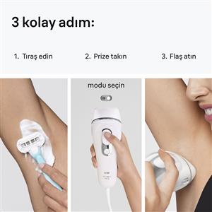 Braun PL3122 IPL Silk Expert Pro 3, Evde Lazerle Tüy Alma, Çanta, Venus Tıraş Makinesi