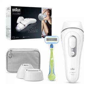 Braun PL3122 IPL Silk Expert Pro 3, Evde Lazerle Tüy Alma, Çanta, Venus Tıraş Makinesi