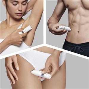Braun BS1000 Body Mini Trimmer Islak & Kuru Vücut Tüy Kesme Makinesi Beyaz