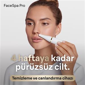 Braun FaceSpa Pro 911 + 3 Ekstra Başlık, Yüz Epilatörü