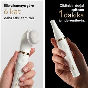Braun FaceSpa Pro 911 + 3 Ekstra Başlık, Yüz Epilatörü