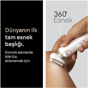 Braun SE9071 Silk-Épil 9 Flex 3D Islak ve Kuru Epilatör