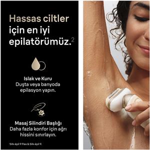 Braun SE9071 Silk-Épil 9 Flex 3D Islak ve Kuru Epilatör
