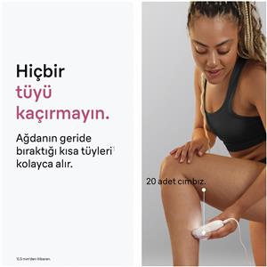 Braun SE 3033 Silk-Epil 3 Kablolu Epilatör,Kalıcı Pürüzsüz Cilt