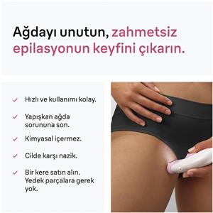 Braun SE 3033 Silk-Epil 3 Kablolu Epilatör,Kalıcı Pürüzsüz Cilt