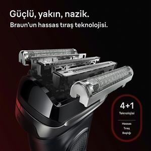 Braun 9110s Series 9 Sport Elektrikli Tıraş Makinesi, Islak ve Kuru