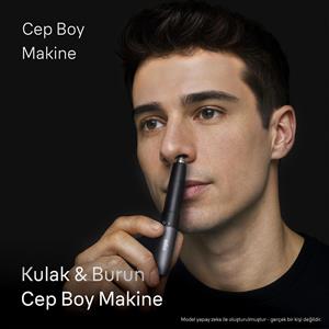 Braun EN20 Kulak ve Burun Düzeltici, Cep Boyutu, Çift Bıçak, SkinGentle