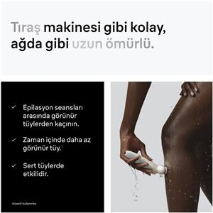 Braun SE9030 Silk-epil 9, Islak ve Kuru, Kalıcı Pürüzsüz Cilt Epilatör