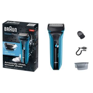 BRAUN WATERFLEX WF2S ISLAK ve KURU TIRAŞ MAKİNESİ (MAVİ)