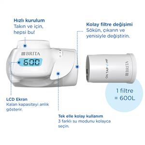 BRITA ON TAP PRO V-MF Musluk Üstü Filtreleme Sistemi