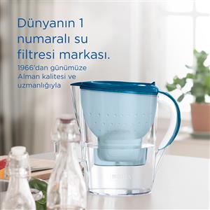BRITA MARELLA XL FİLTRELİ SÜRAHİ PRO-MAVİ 3,5 LT