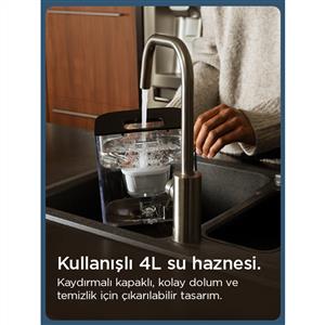 BRITA CUBE TEZGAH ÜSTÜ SU ARITMA CİHAZI SİYAH (4,0 L)