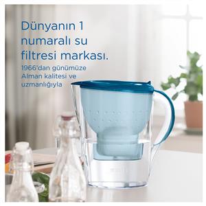 BRITA MARELLA XL 1 FİLTRELİ SÜRAHİ PRO- BEYAZ 3,5 LT