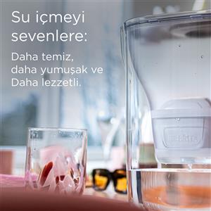 Brita Style Essential XL Filtreli Sürahi PRO - Taş Mavisi, 3,6 lt