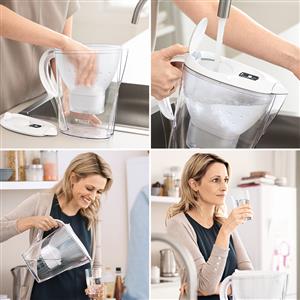 AFET YARDIM-BRITA MARELLA XL MAVİ SU ARITMALI AKILLI SÜRAHİ XL FİLTRELİ (MAVİ)