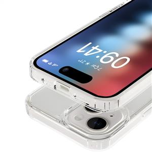Buff Labs iPhone 15 Magsafe Air Hybrid Kılıf - Şeffaf