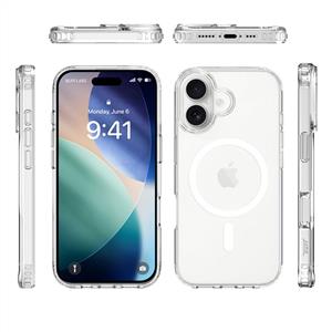 Buff Labs iPhone 17 Magsafe Air Hybrid Serisi Kılıf - Şeffaf