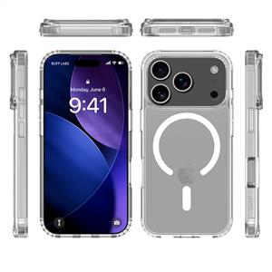 Buff Labs iPhone 17 Pro Magsafe Air Hybrid Serisi Kılıf - Şeffaf