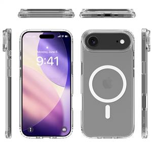 Buff Labs iPhone 17 Air Magsafe Air Hybrid Serisi Kılıf - Şeffaf