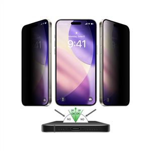 Buff Labs iPhone 17 Air 5D Privacy EasyFit Ekran Koruyucu