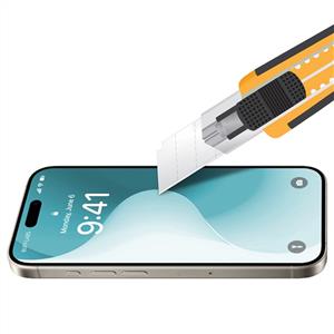 Buff Labs iPhone 16 / 15 Glass EasyFit Cam Ekran Koruyucu
