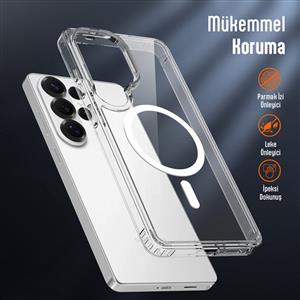 Buff Labs Galaxy S26 Ultra MagSafe Air Hybrid Kılıf - Şeffaf