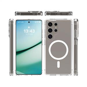 Buff Labs Galaxy S25 Ultra MagSafe Air Hybrid Kılıf - Şeffaf