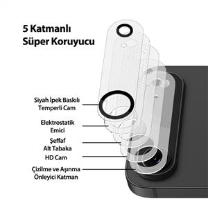 Buff Labs iPhone 17 Air Kamera Lens Koruyucu - Şeffaf