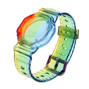 Buff TagSafe Çocuk Bileklik AirTag Kılıf - Gökkuşağı