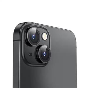 Buff iPhone 15 / 15 Plus Kamera Metal Lens Koruyucu - Siyah