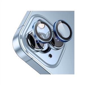 Buff iPhone 15 / 15 Plus Kamera Metal Lens Koruyucu - Navy Blue