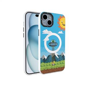 Buff iPhone 15 MagKit Desenli Kılıf UFO