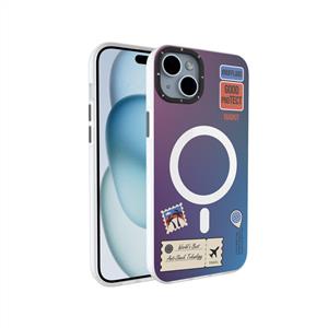 Buff iPhone 15 MagKit Desenli Kılıf Travel