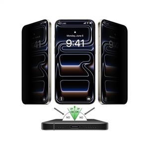Buff iPhone 18 Pro 5D Privacy EasyFit Ekran Koruyucu
