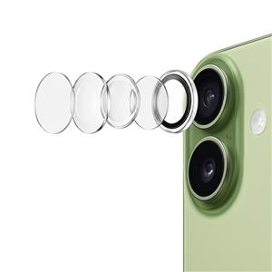 Buff iPhone 17 / 16 / 16 Plus Air Fit Kamera Lens Koruyucu - Şeffaf