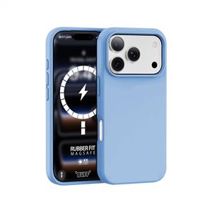 Buff iPhone 18 Pro /17 Pro MagSafe Rubber Fit Kılıf Mavi