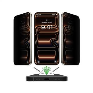 Buff iPhone 18 Pro Max 5D Privacy EasyFit Ekran Koruyucu
