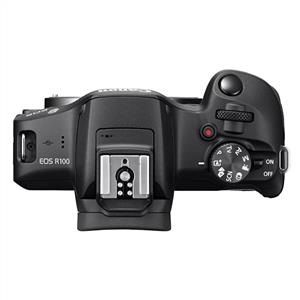 Canon Eos R100 RF S 18-45 + 55-210 IS STM Aynasız APS-C Fotoğraf Makinesi